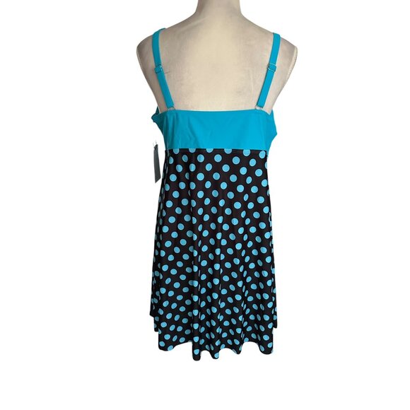 Hanna Nikole 2pc Tankini Swimsuit Set Boyshorts Size 20W Plus SIzeTummy Control - Picture 2 of 12